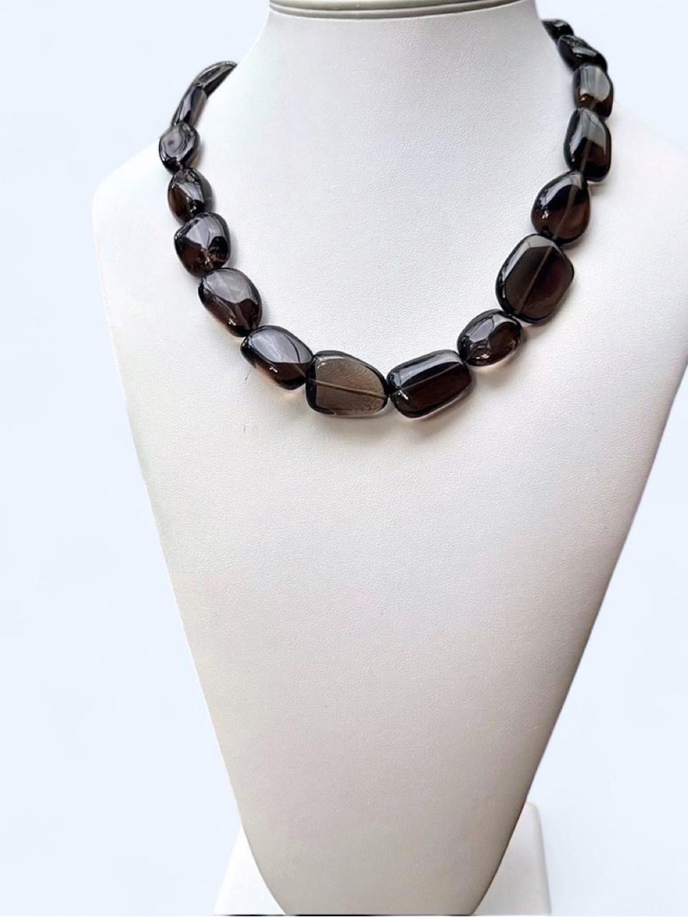 Vintage Express Y2K Chunky Gunmetal Statement Necklace